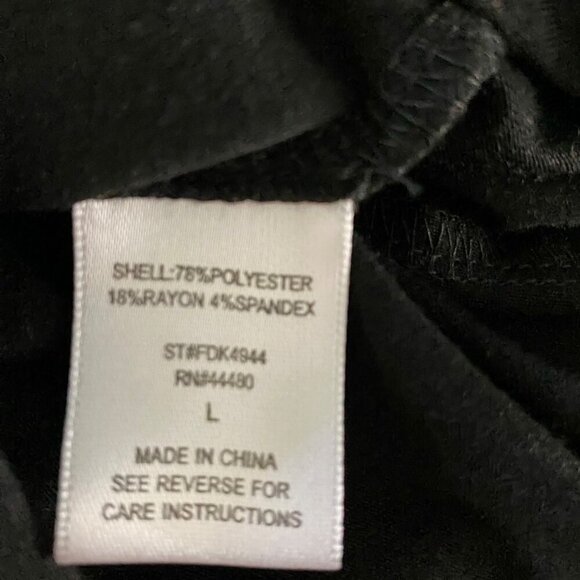 Love Fire Black Short Sleeve Dress Eyelet Waist Cutout Detail Junior's Large - Picture 11 of 11